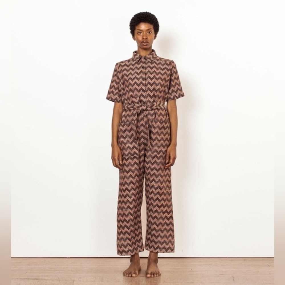 Ace & Jig Ernie Jumpsuit in Herringbone Textile, Size Small